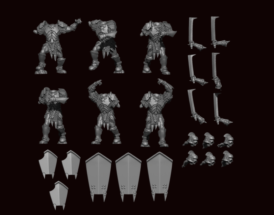 Super Orks Sword Set 2